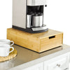 SoBuy FRG83-N Soporte para cápsulas de café de Bambú con un cajón