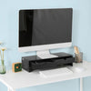 SoBuy BBF02-SCH Soporte para monitor con 2 cajones Negro