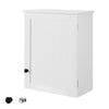 SoBuy BZR19-W Armario de Pared con 2 estantes Blanco