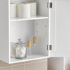 SoBuy BZR19-W Armario de Pared con 2 estantes Blanco