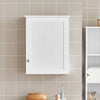 SoBuy BZR19-W Armario de Pared con 2 estantes Blanco