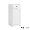 SoBuy BZR21-W Cesto para Ropa Sucia con un cajón Blanco