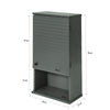 SoBuy BZR25-DGArmario de Pared con 3 estantes Gris