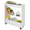SoBuy BZR46-W Carrito estrecho con 3 Estantes Blanco