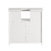 SoBuy BZR61-WMueble para debajo del Lavabo con 3 Estante y 1 Puerta