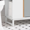 SoBuy BZR76-HG Armario Alto para baño con 6 Compartimientos Abiertos 50 x 30 x 181 cm