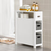 SoBuy BZR83-W Mueble de Baño con 1 Estante 2 Cestos 60 x 20 x 70