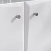 SoBuy BZR92-W Mueble para Debajo del Lavabo con 2 Puertas y Estante