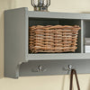 SoBuy FHK28-HG Perchero de Pared con 4 Ganchos y 3 cajones