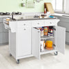 SoBuy FKW33-W Carrito de Cocina con 3 cajones y 3 Puertas