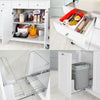 SoBuy FKW33-W Carrito de Cocina con 3 cajones y 3 Puertas