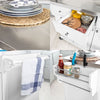 SoBuy FKW33-W Carrito de Cocina con 3 cajones y 3 Puertas