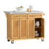 SoBuy FKW69-N Carrito de Cocina con 2 cajones y 4 Puertas