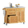 SoBuy FKW70-N Carrito de Cocina con 4 cajones y 2 Puertas