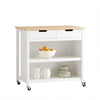 SoBuy FKW74-WN Carrito de Cocina con 2 cajones y 2 Estantes Blanco