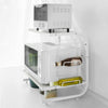 SoBuy FRG092-W Soporte para Microondas con 2 Estantes Blanco