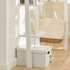 SoBuy FRG15-W Estanterías de Pared con 4 estantes Blanco