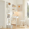 SoBuy FRG15-W Estanterías de Pared con 4 estantes Blanco