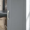 SoBuy FRG231-DG Mueble de Pared Armario suspendido con 2 Puertas Gris