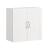 SoBuy FRG231-W Armario Auxiliar Multiusos de Pared con 2 Puertas Blanco