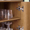 SoBuy FSB63-PF Aparador de Cocina con 3 Puertas y 2 Estantes
