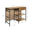 SoBuy FSB71-PF Aparador de Comedor con cajón y 2 Estantes