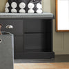 SoBuy FSR66-SCH Banco Zapatero con 2 cajones y 2 cestas 100 x 35 x 50 cm Negro