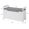 SoBuy FSR76-W Zapatero Banco multifuncional blanco 86 x 38 x54 cm