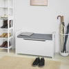 SoBuy FSR76-W Zapatero Banco multifuncional blanco 86 x 38 x54 cm