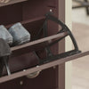 SoBuy FSR87-BR Zapatero con 2 Solapas y 1 Estante