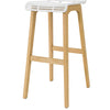 SoBuy FST76-W Taburetes de Bar H 87 cm Blanco