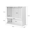 SoBuy KCR04-W Escurreplatos de Pared Blanco
