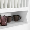 SoBuy KCR04-W Escurreplatos de Pared Blanco