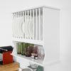 SoBuy KCR04-W Escurreplatos de Pared Blanco