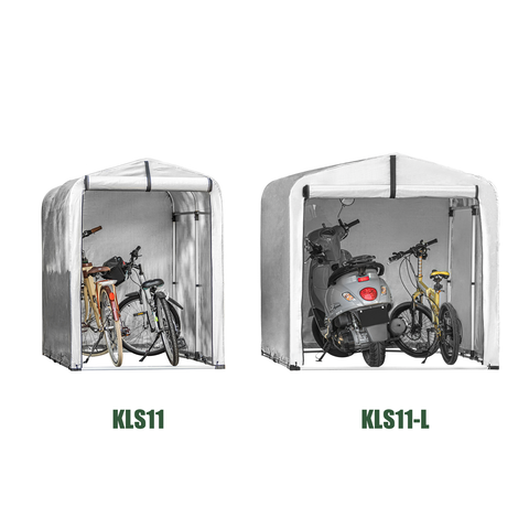SoBuy KLS11-L Carpas para Bicicletas al Aire Libre en Color Plateado 151x219 x165cm
