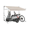 SoBuy KLS13 Refugio para Bicicletas al Aire Libre Biege 190 x 136 x 160 cm
