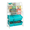 SoBuy KMB07-B Librería Infantil con 3 bandejas y 4 cajones