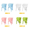 SoBuy KMB12-Bx2 Set de 2 Silla Infantil con diseño de Elefante Azul