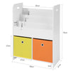 SoBuy KMB27-W Librería Infantil con cestas Blanco 58 x 27 x 76 cm