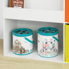 SoBuy KMB37-W Estanterías Infantil con 2 Cajas