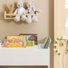 SoBuy KMB51-W Estantería Infantil de Juguetes y Libros con 1 Contenedor