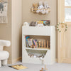 SoBuy KMB51-W Estantería Infantil de Juguetes y Libros con 1 Contenedor
