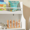 SoBuy KMB57-W Estantería Infantil para Libros con 3 compartimientos y 1 Estante
