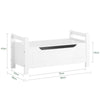 SoBuy KMB59-W Organizador de Juguetes 89 x 38 x 43 cm