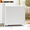 SoBuy KMB65-W Librería Infantil con 4 Estantes y 2 Cajas con Ruedas