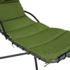 SoBuy OGS39-GR Tumbona con toldo Verde