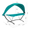 SoBuy OGS51-TB Hamaca jardín individual con Parasol para Patio Trasero Playa
