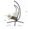 SoBuy OGS52-MI Silla Colgante con Soporte Sillón Balancón jardín ES