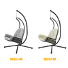SoBuy OGS52-MI Silla Colgante con Soporte Sillón Balancón jardín ES