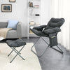 SoBuy OGS55-HG Silla con Respaldo Ajustable y Reposapiés Sillón Reclinable